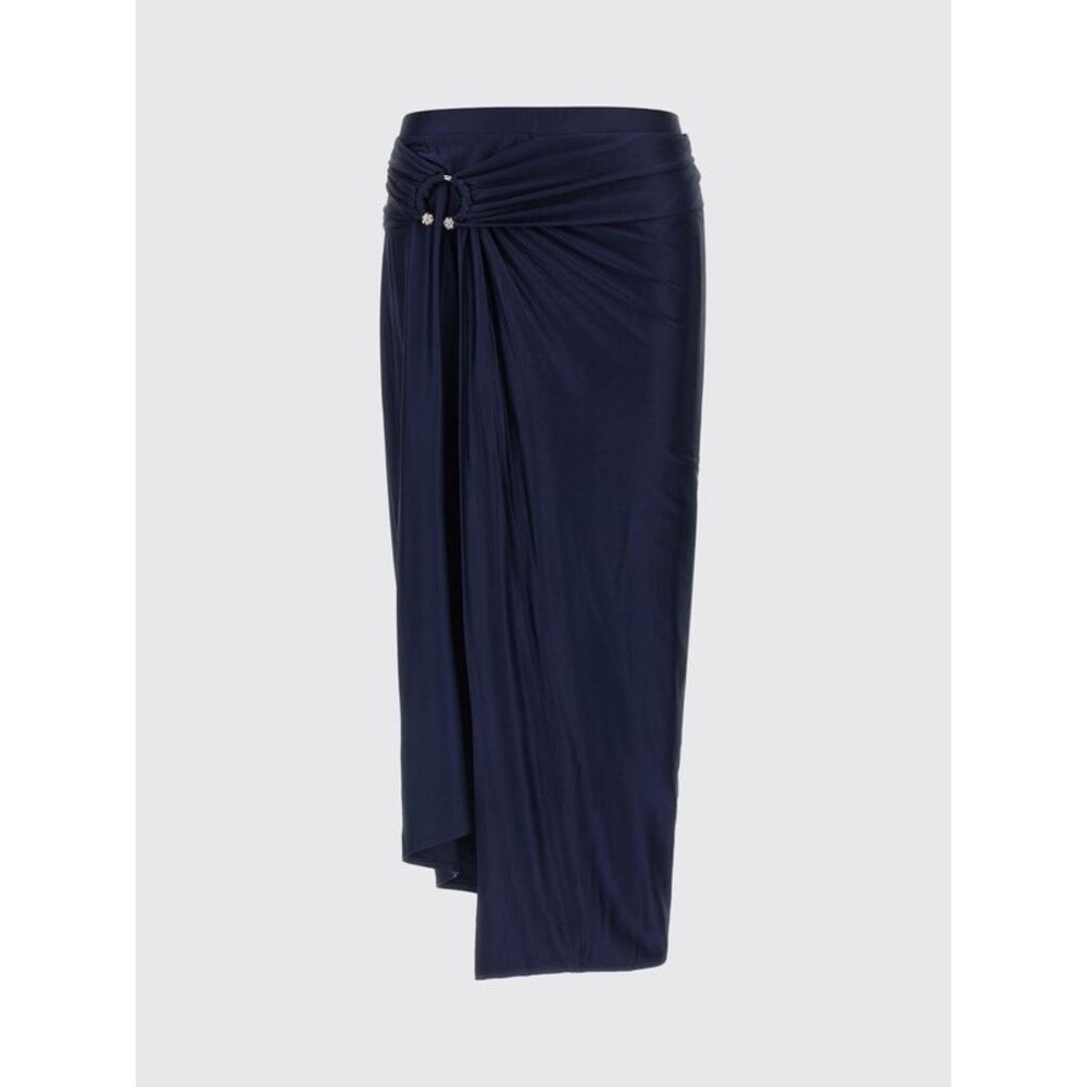 Rabanne Skirt Woman Blue - Picture 2 of 4